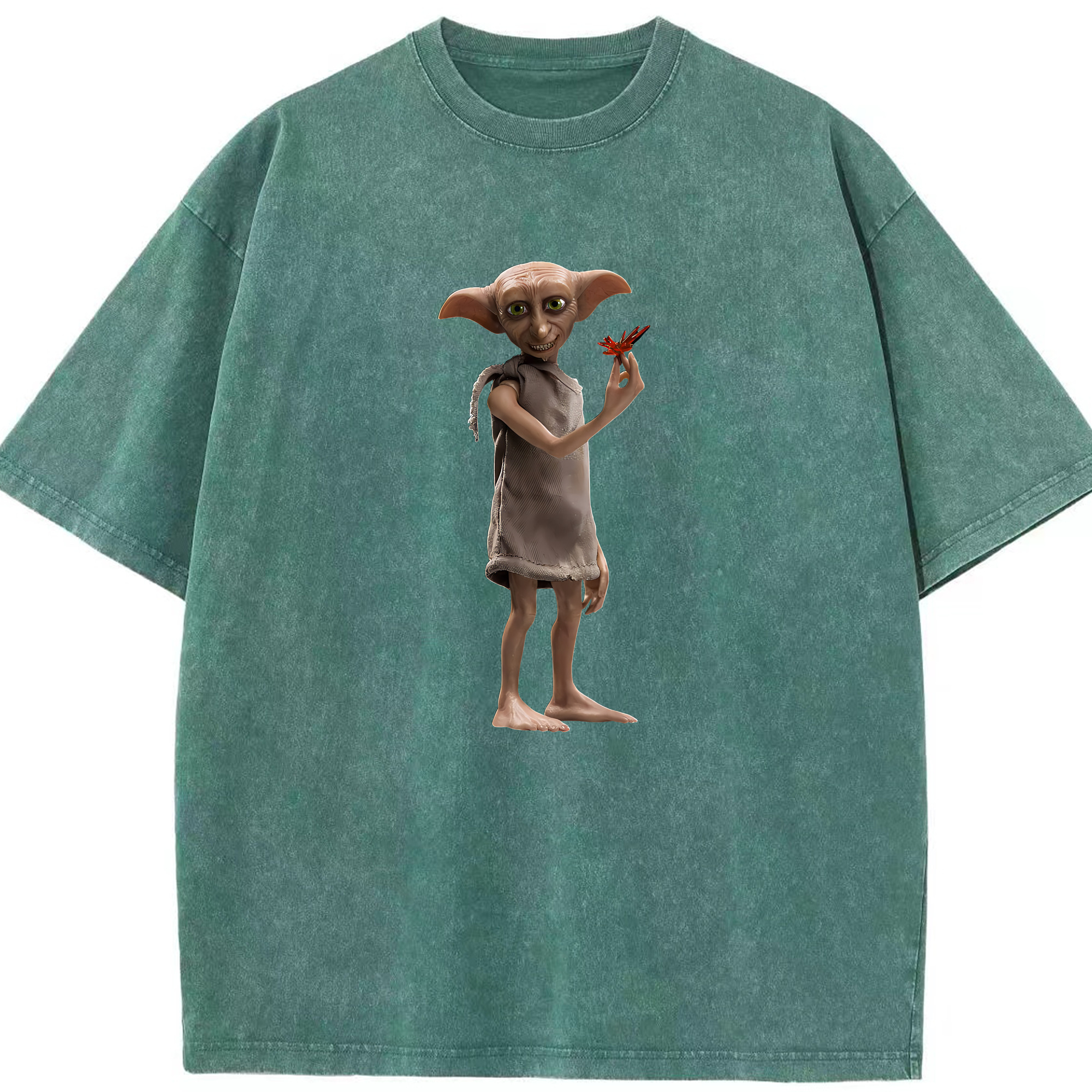 （画像用） Harry Potter ハリー・ポッターシリーズ 綿100% ヴィンテージ風 半袖Tシャツ（フロントプリント）